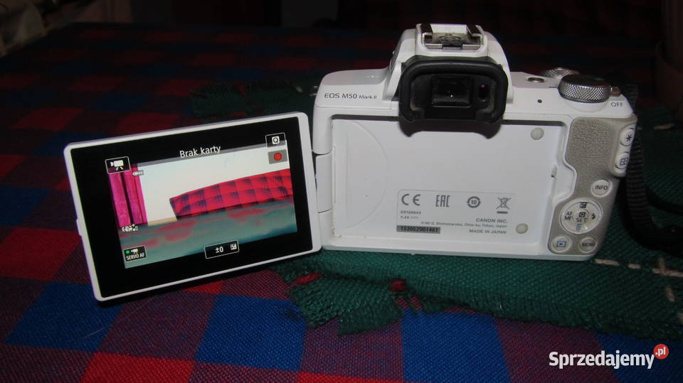 Sprzedam aparat bezlusterkowy Canon M50 Mark II podkarpackie Korczyna