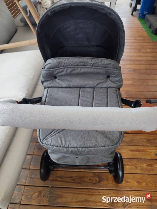 Wózek spacerowy 2w1 jasnoszaroczarny nowy Wielofunkcyjne Wschowa sprzedam