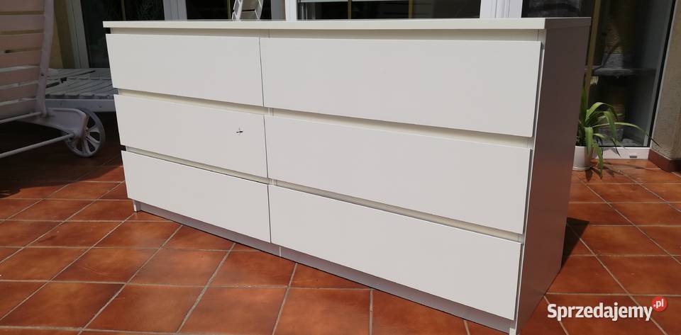 Komoda biała szuflady szafka bieliźniarka Garwolin sprzedam
