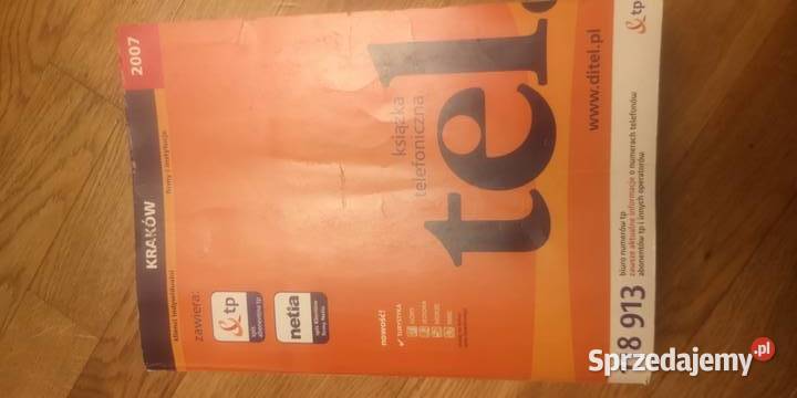 Książka telefoniczna Kraków 2007 Rok wydania 2007 małopolskie