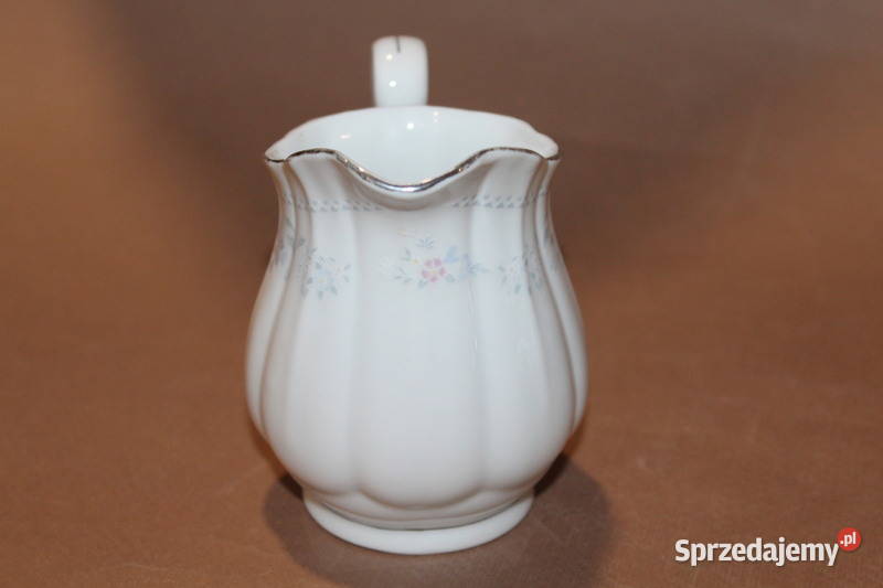 Porcelanowy mlecznik w kwiaty 1158 Porcelana i szkło Szczecin