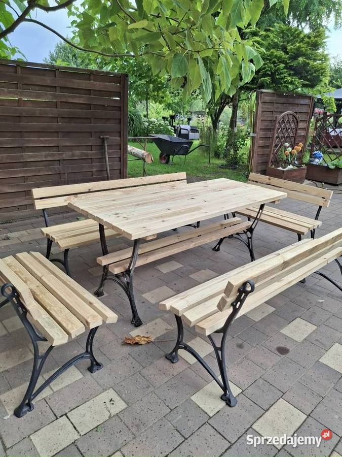 Ławka ogrodowa solidna Dąbrowa sprzedam