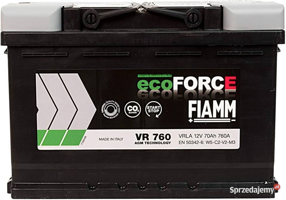 Akumulator 70AH Fiamm ECOFORCE AGM Słupsk