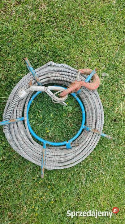Lina Stalowa Fi 6 do 22 hak liny różne sprzedam