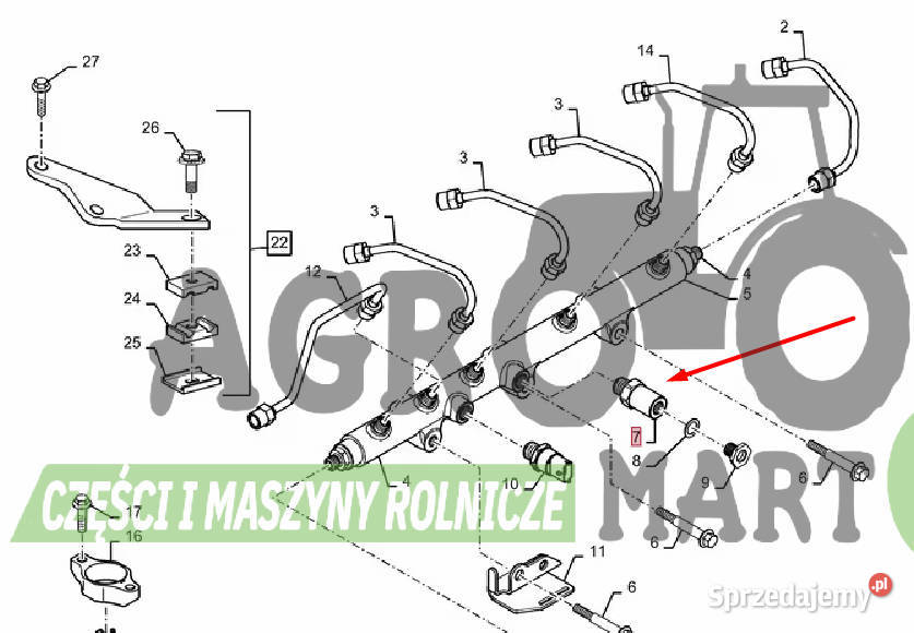 87347275 ZAWÓR PRZELEWOWY CNH Wichrów