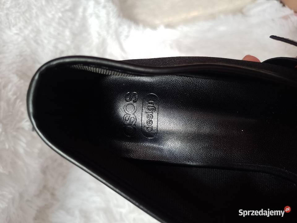 3839 ASOS Design Czarne baleriny wieczorowe z Asos