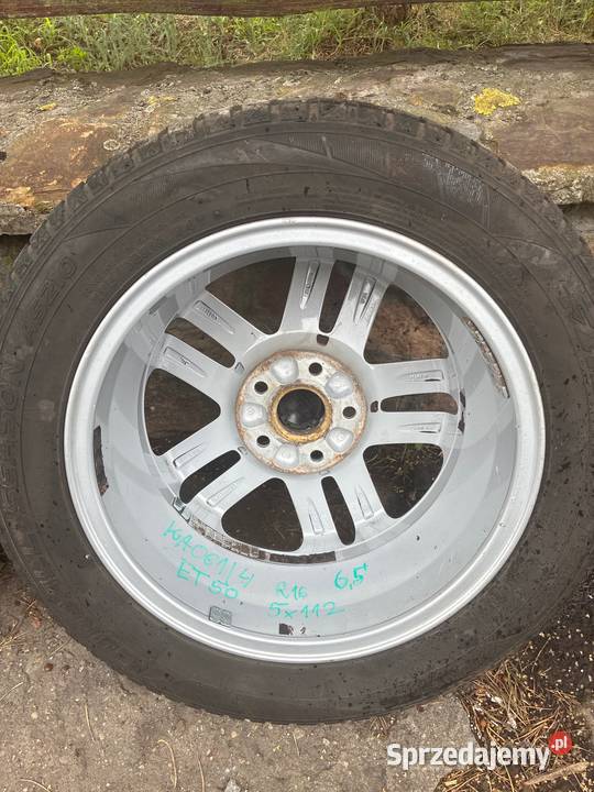 Vw FELGI ALUMINIOWE 20555 R16 KOMPLET ET50 65J Słowikowo