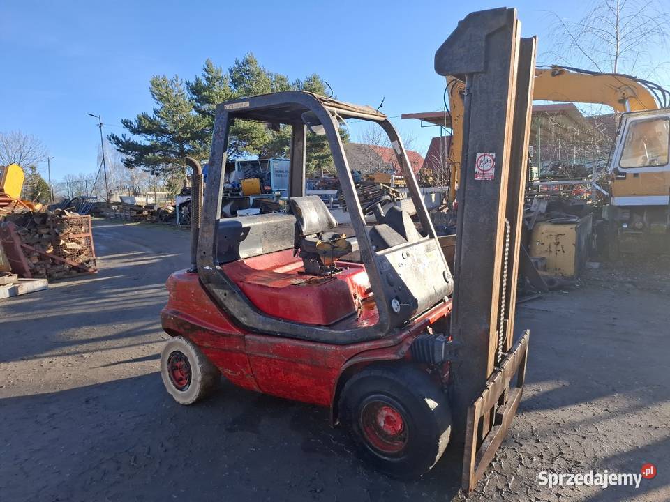 Wózek widłowy Linde H30D03 tripleks z wolnym