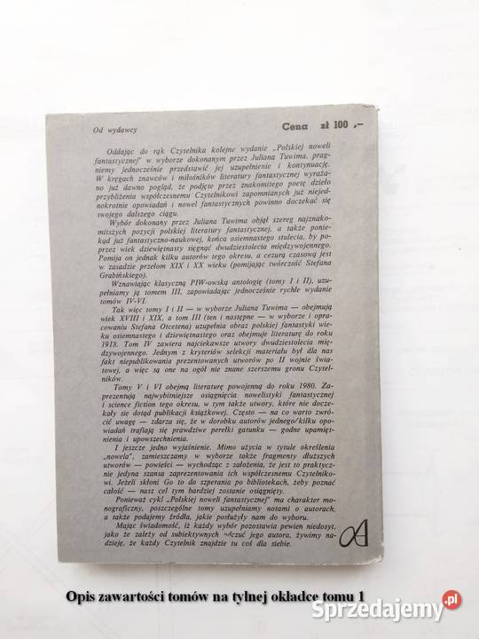 Polska Nowela Fantastyczna tomy 1 do 5 Gdynia