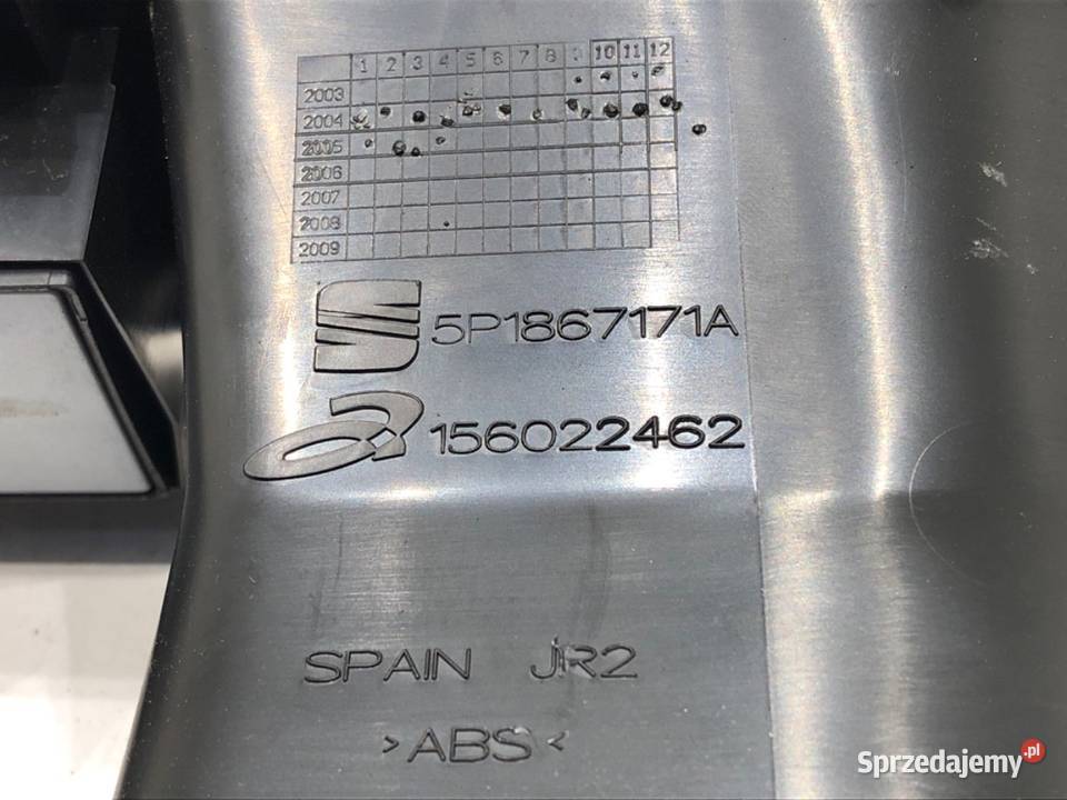 PRZEŁĄCZNIK SZYB SEAT ALTEA 5P1867171A Minivan