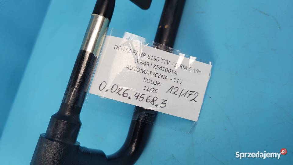 DEUTZFAHR 6130 TTV PRZEWÓD RURA HYDRAULICZNA Hydraulika Kolno
