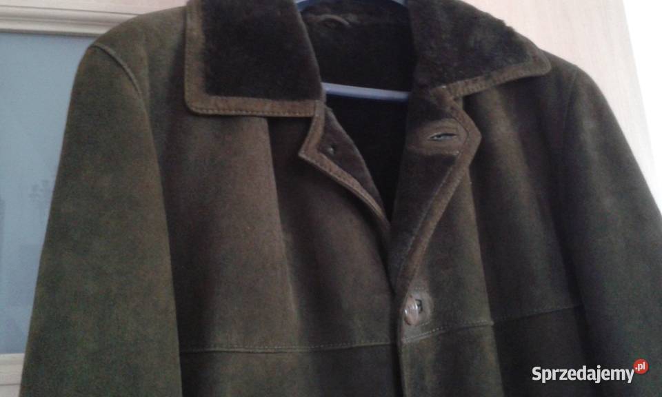 Kożuch męski brązowy skóra naturalna Warszawa sprzedam