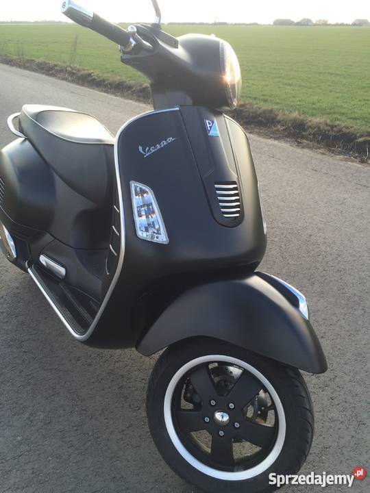 VESPA 125 ie GTS SUPER CZRNY MAT OKAZJA NOWA
