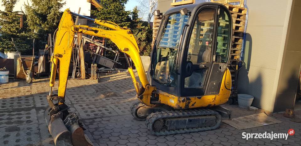 Mini koparka JCB 8016 laweta Kudrowice