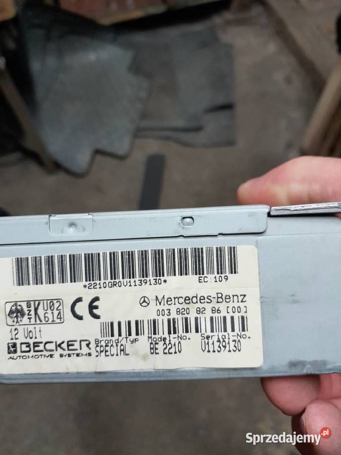 Radio mercedes Becker special BE2210 Sprzęt audio fabryczny Gdańsk