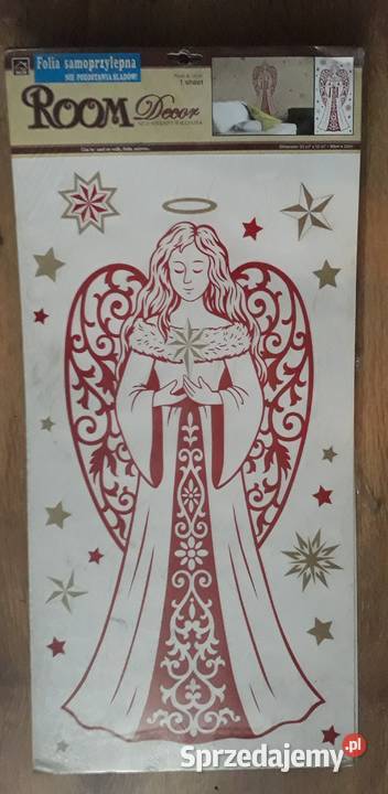 Szablon aniołnaklejka