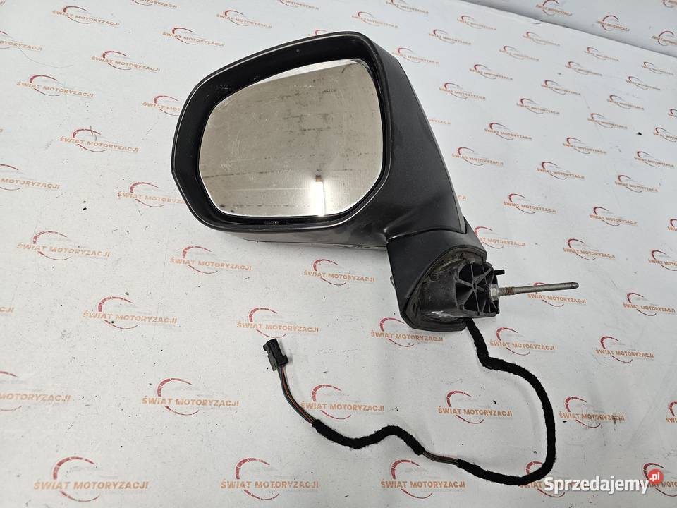PEUGEOT 3008 I 11r Lusterko lewe 6pin czarne osobowe