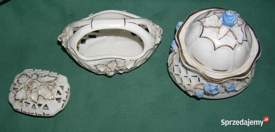 porcelana ażurowa Brody Parc Poland SK kompletD Porcelana i szkło dolnośląskie Bartków