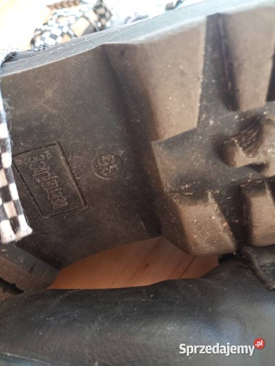 buty czarne wysokie 35 wys 21 używane czarny Szczecin