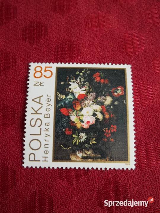 Znaczek pocztowy Kwiaty w malarstwie