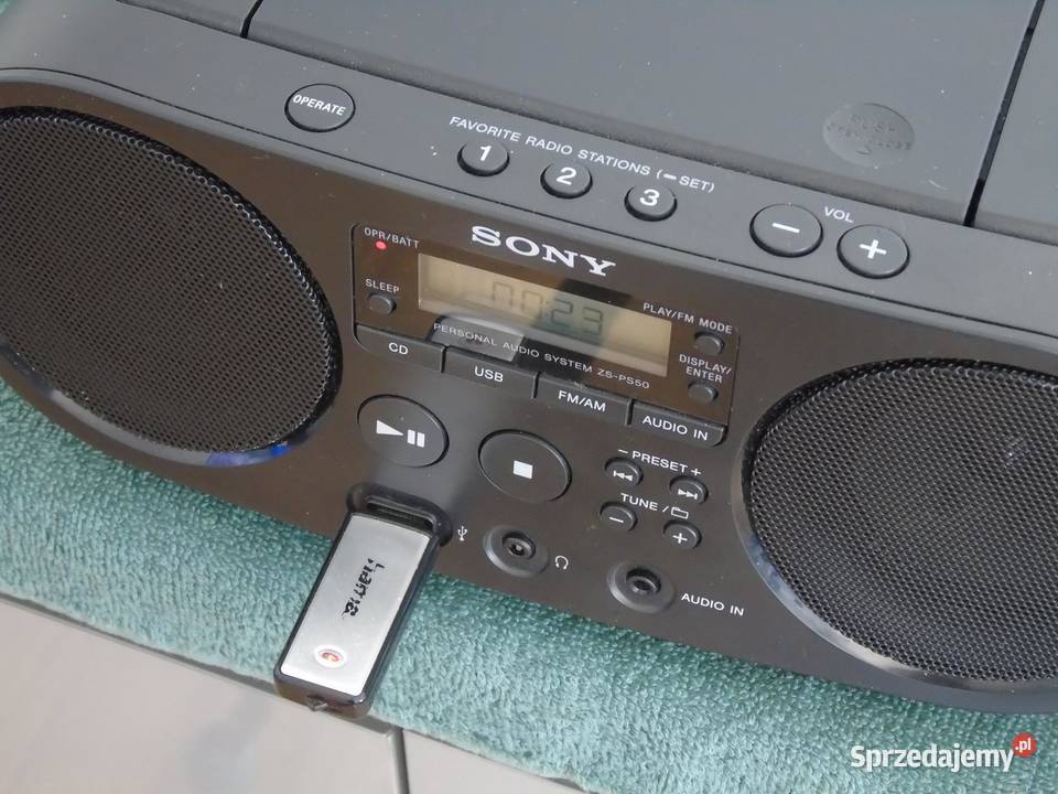 Zestaw audio Sony CD USB radio AUX WYSYŁKA Jasło sprzedam
