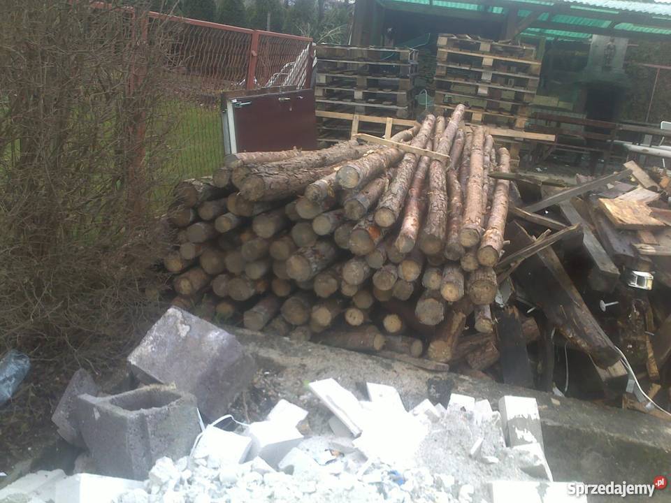 Żerdzie sosnowe stemple 25m dł 100 Koszalin