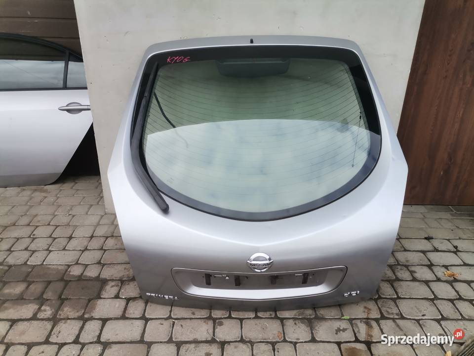 TYLNA KLAPA BAGAŻNIKA NISSAN PRIMERA P12 HB KY0G osobowe