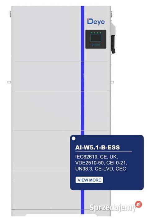 DEYE AIW51B modułowy magazyn energii LiFePO 512 Magazyny energii