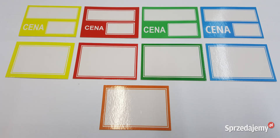 Cenówki do ekspozycji cen towarów Łódź
