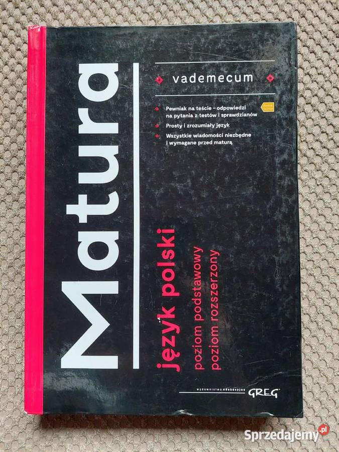 MATURA język polski vademecum ISBN 9788375176568 Kraków