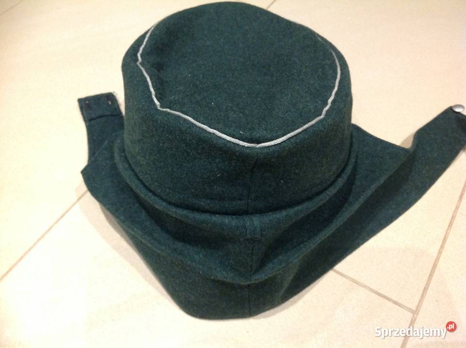 Stara Niemiecka Czapka Wojskowa Sygnowana Nowa Sól