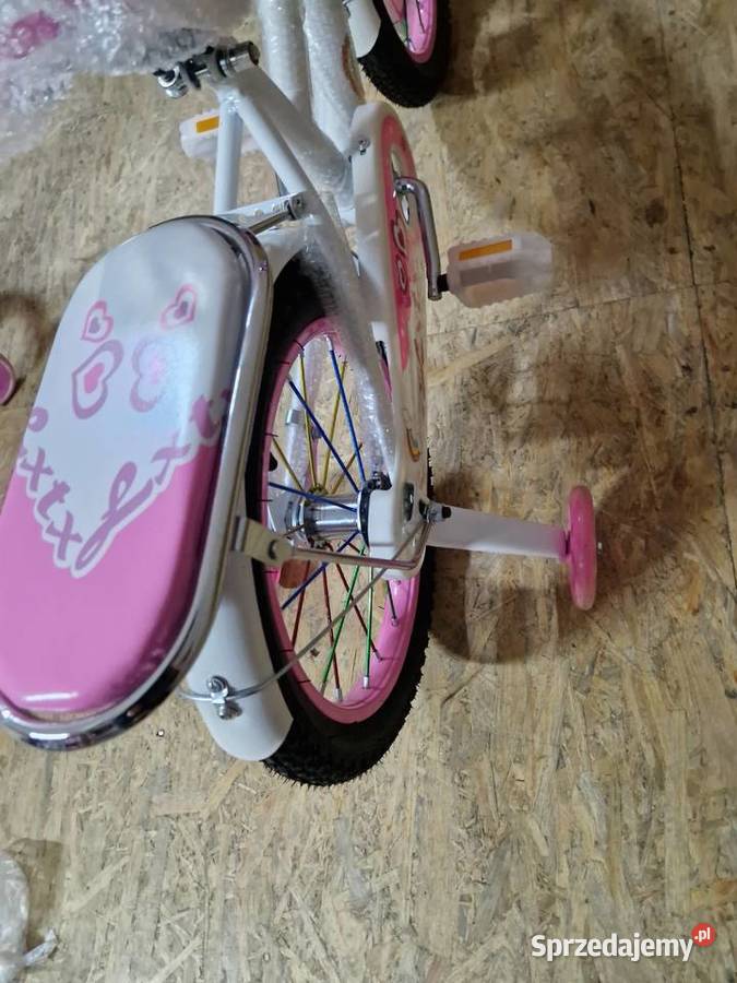 ROWER DZIECIĘCY ROWEREK 16 DZIEWCZYNKI RÓŻOWY Głogowa
