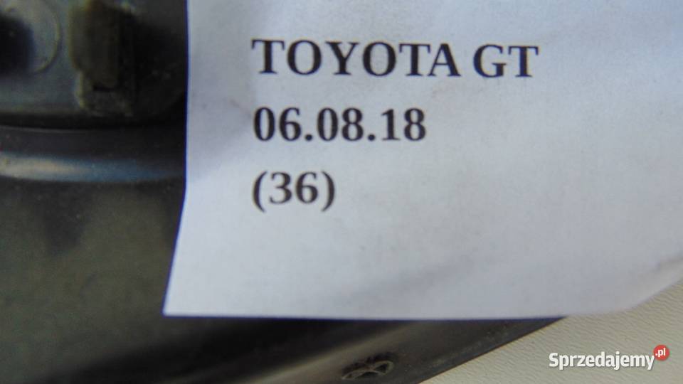 PLASTIKI WNĘTRZA OSŁONA TOYOTA GT86 Części Nowy Tomyśl