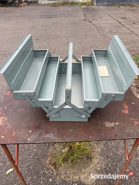 Skrzynka narzędziowa rozkładana Prl Serock