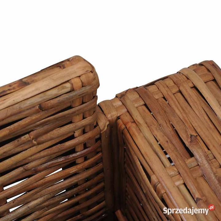 vidaXL Fotel z poduszkami naturalny