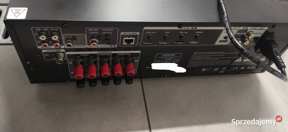 Amplituner Denon AVR 1713 mazowieckie Zabrodzie