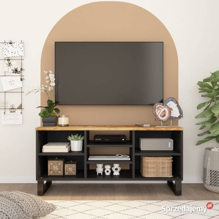 Szafka RTV 100x33x46 mango i materiał Warszawa sprzedam