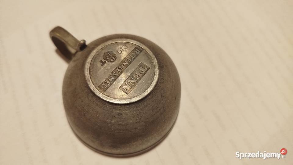 Zestaw 4 kubków do kawy i espresso z cyny Gdańsk