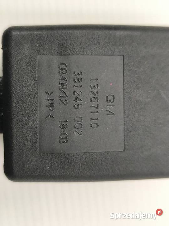 ZAPINKA PASA TYŁ OPEL INSIGNIA A 20CDTI 13267110 osobowe