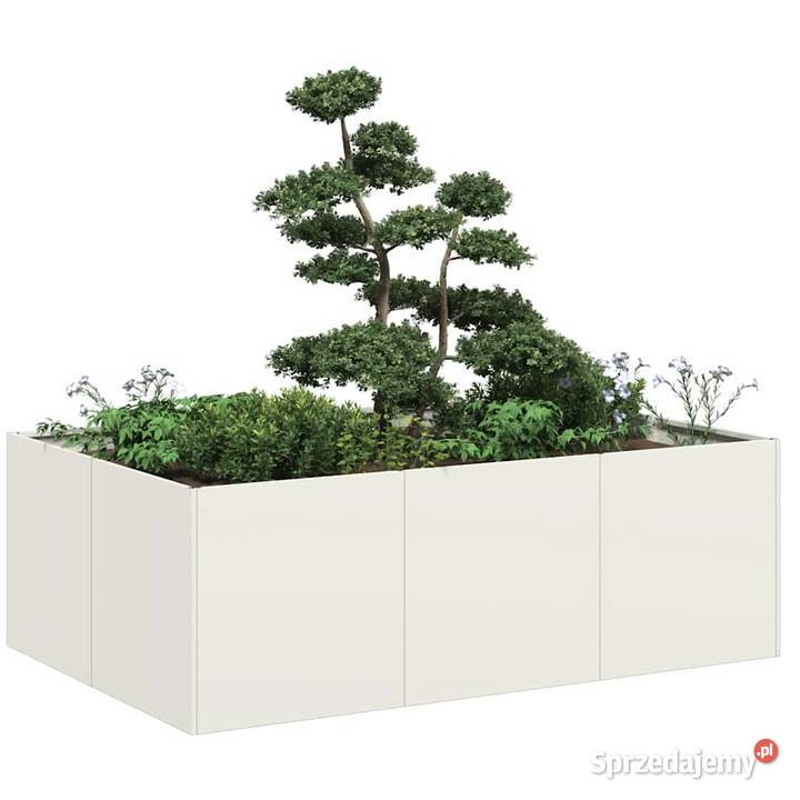 vidaXL Doniczka Biała 120x80x40 StalowaSKU860746 mazowieckie