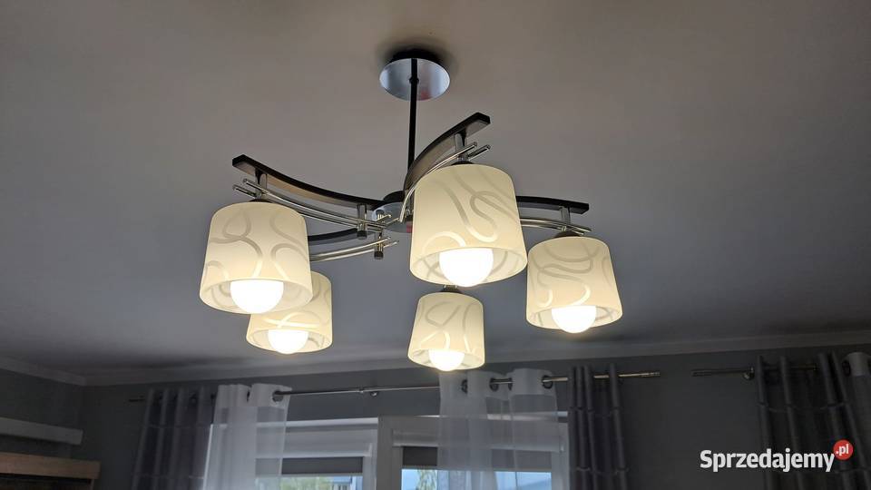 Oświetlenie komplet żyrandol lampa wisząca 3 dolnośląskie Jelenia Góra
