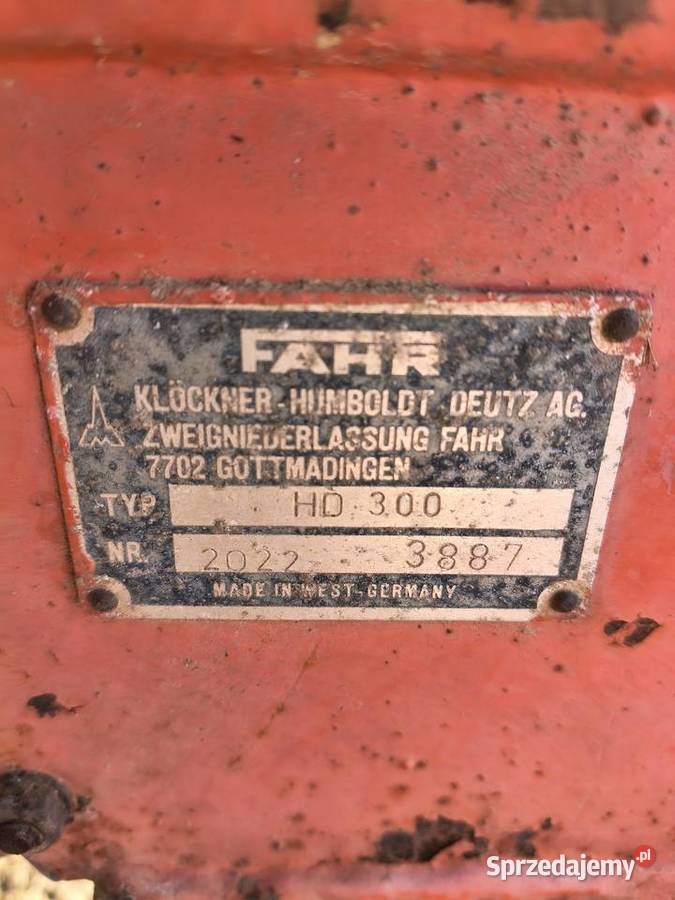 Prasa kostkującą fahr hd300 Olszyny sprzedam