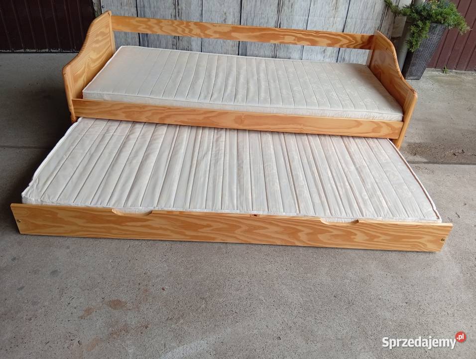 łóżko sosnowe dwuosobowe 960 Byczyna