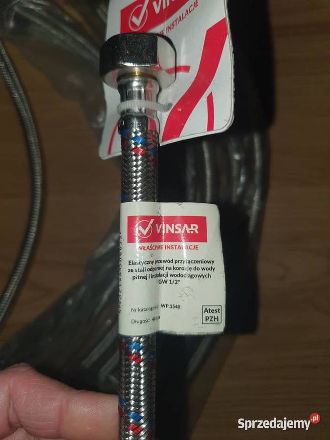Węże przyłączeniowe do wody rozne rodzaje 12 34 Wągrowiec