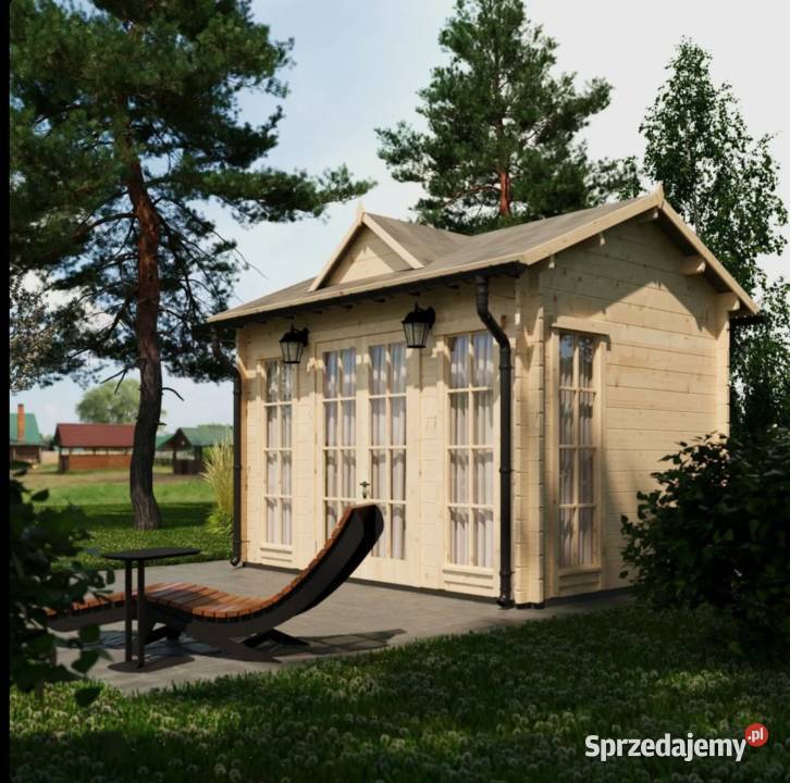 Domek ogrodowy drewniany Clockhouse 43 m Dziekanów Polski sprzedam