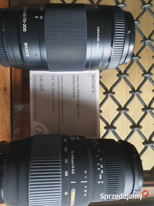 Aparat fotograficzny Sony Alpha 100 Aparaty Będzin