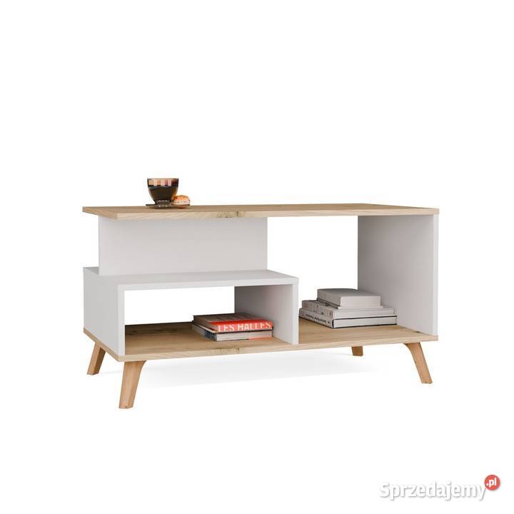 Stolik kawowy OLYMPO 1P BIAŁY DĄB ARTISAN