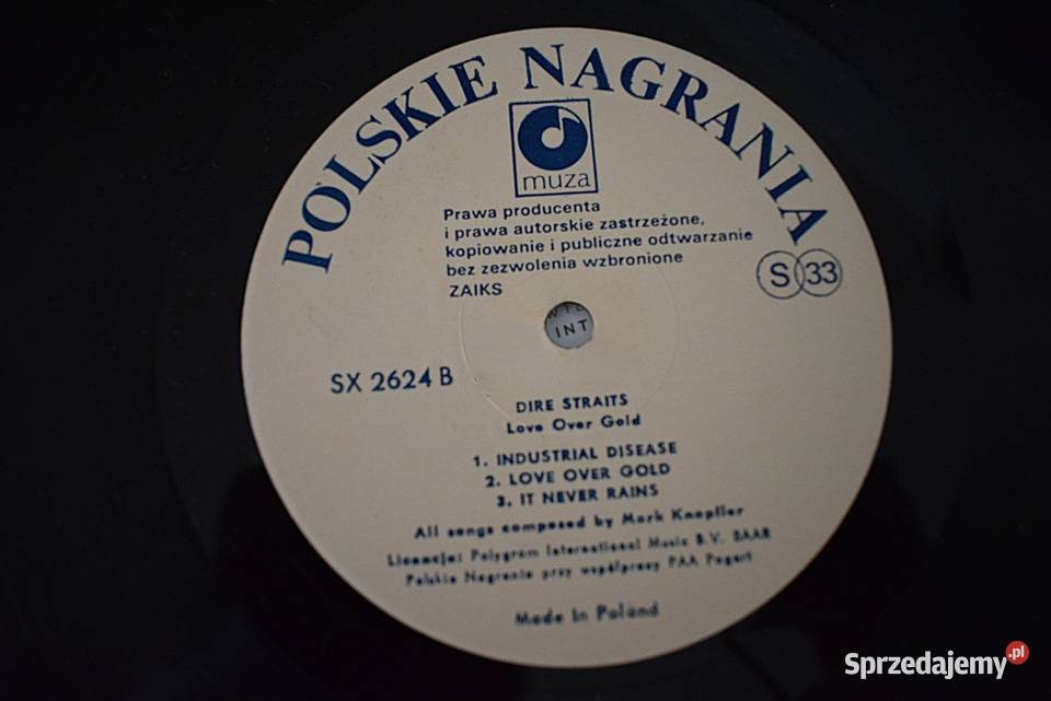 Dire Straits Love over gold płyta winylowa Chełmno