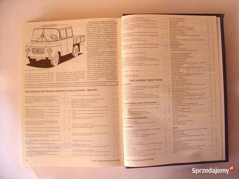 Auto Technika Motoryzacyjna pełny Rocznik 1986 Łódź