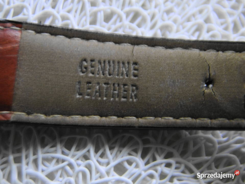 Elegancki zegarek na skórzanym pasku sprawny Warszawa